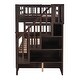 preview thumbnail 9 of 7, Stairway Twin-Over-Twin Bunk Bed with 3 Drawers and 3-Tier Shelves for Bedroom, Dorm - Espresso
