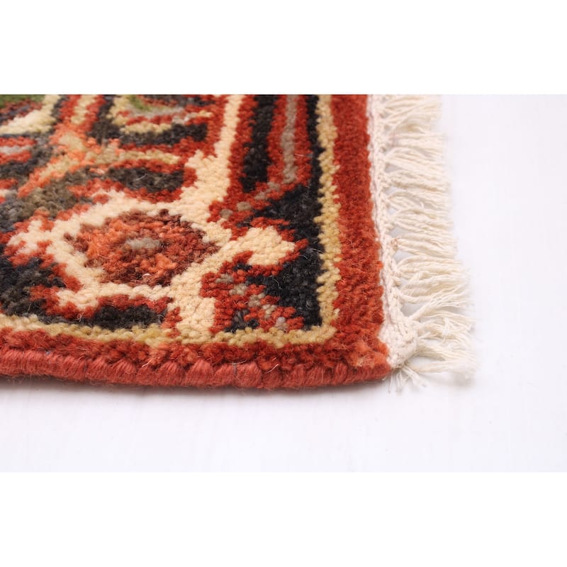 ECARPETGALLERY Hand-knotted Serapi Heritage Dark Copper Wool Rug - 2'5 x 19'10