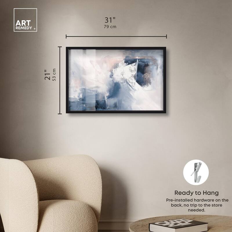 Blue Rapture II Shadowbox by Art Remedy