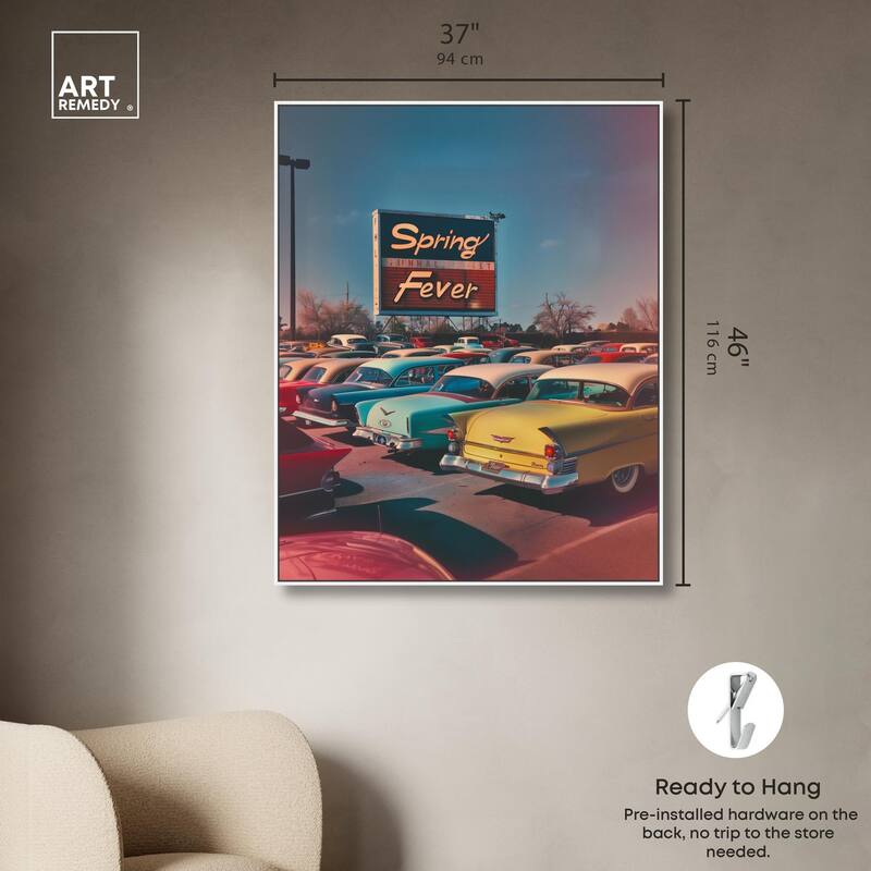 Spring Drive By Canvas by Art Remedy
