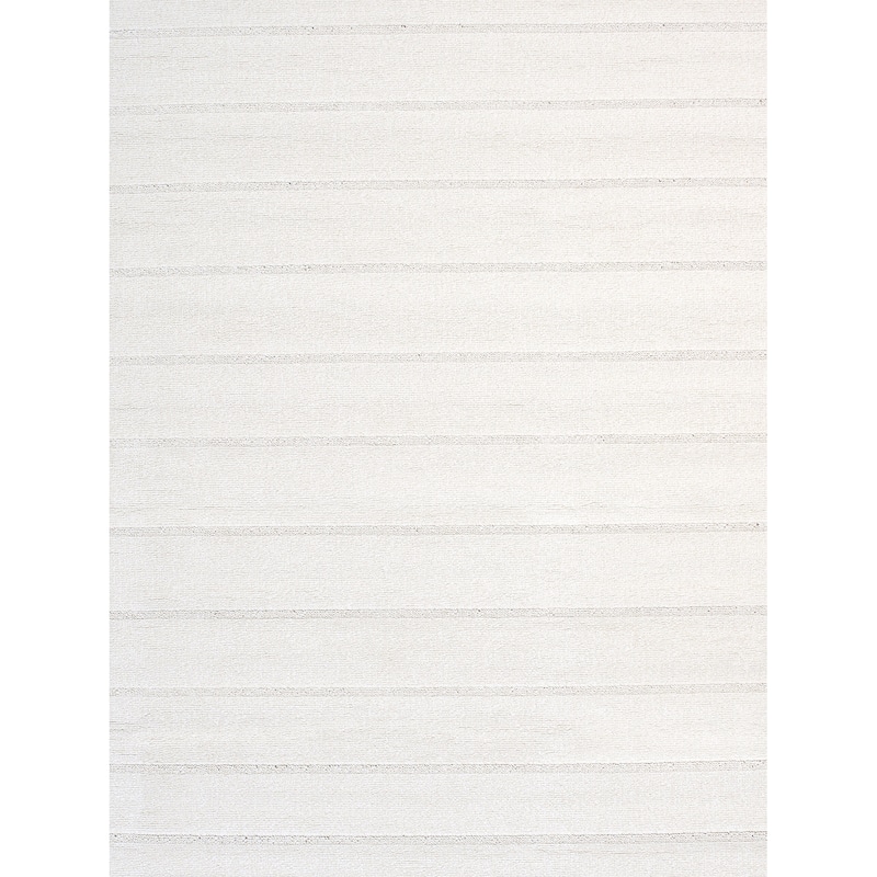 Pasargad Home Turkish Sutton Striped Ivory/Grey Area Rug