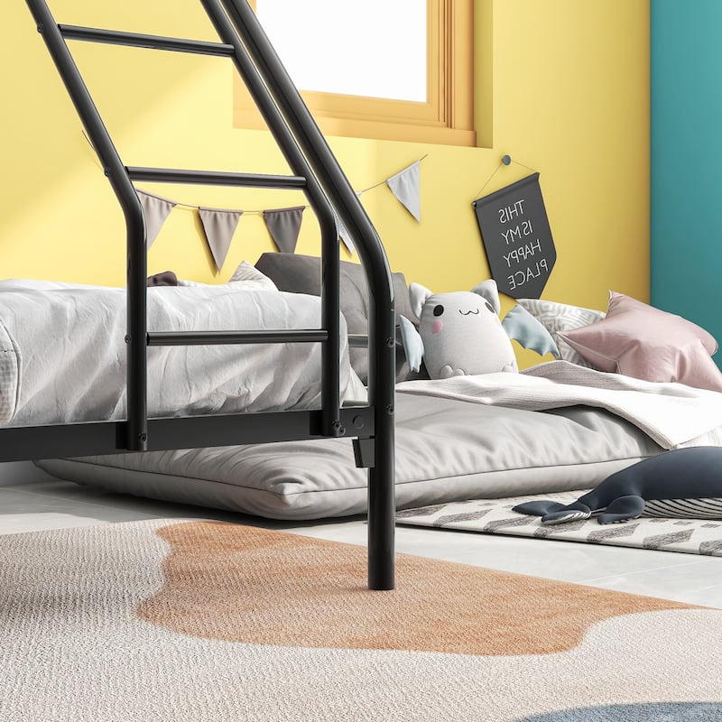 Heavy Duty Twin-Over-Full Metal Bunk Bed