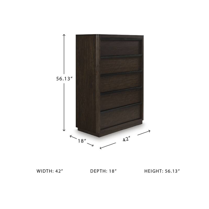 Signature Design by Ashley Kendamor Brown Chest of Drawers