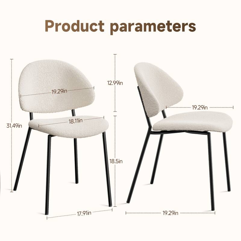 Upholstery Dining Chairs Set of 4