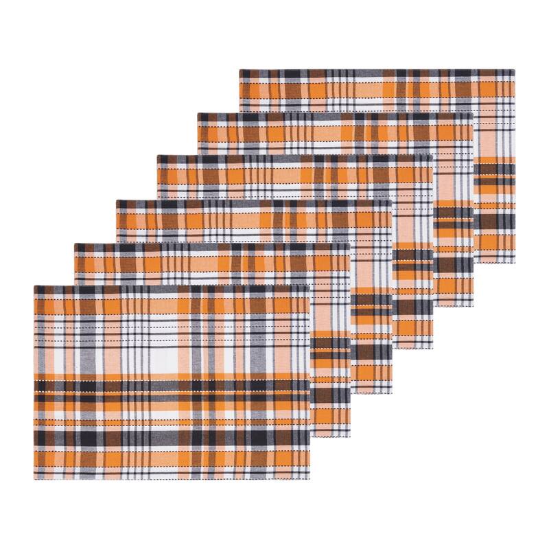 Zelda Plaid Placemat Set 6