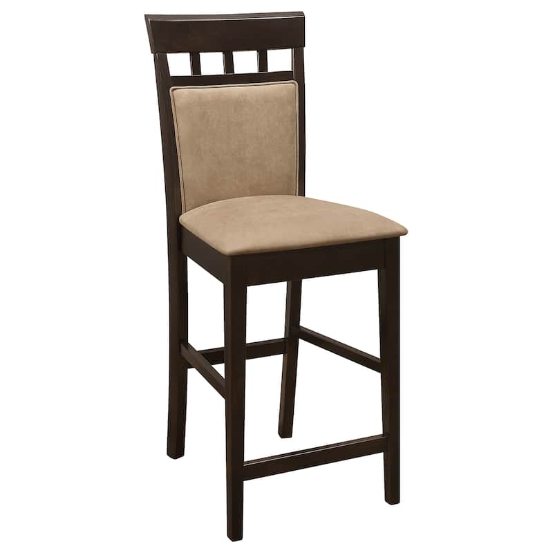Gabriel Cappuccino Square Counter Height Dining Set