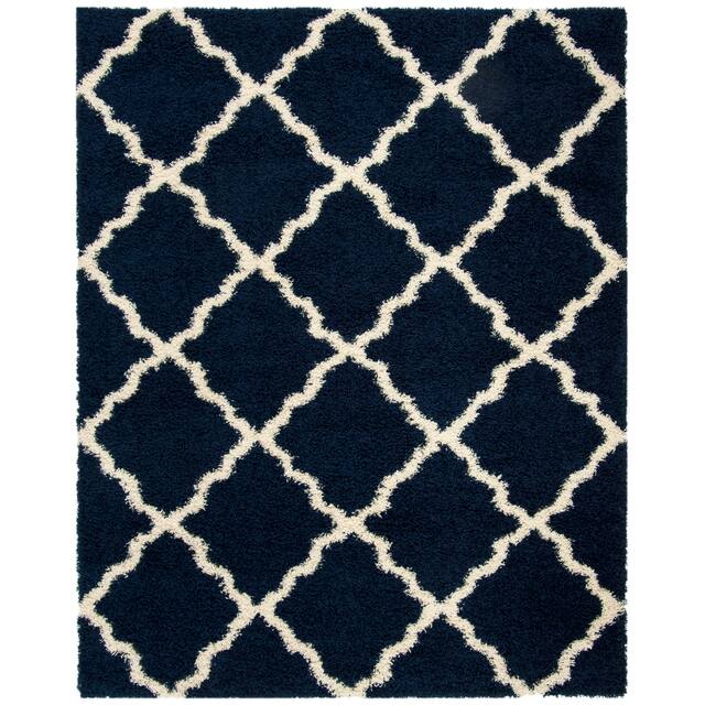SAFAVIEH Dallas Shag Giusy Trellis 1.5-inch Thick Rug