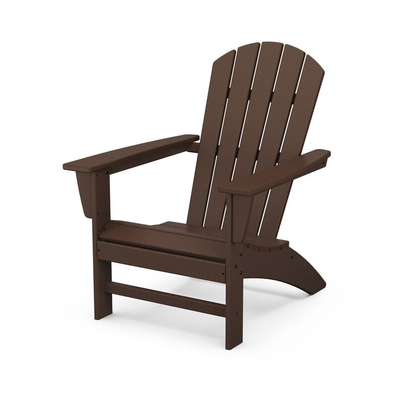 POLYWOOD Nautical Adirondack Polywood Chair - Mahogany