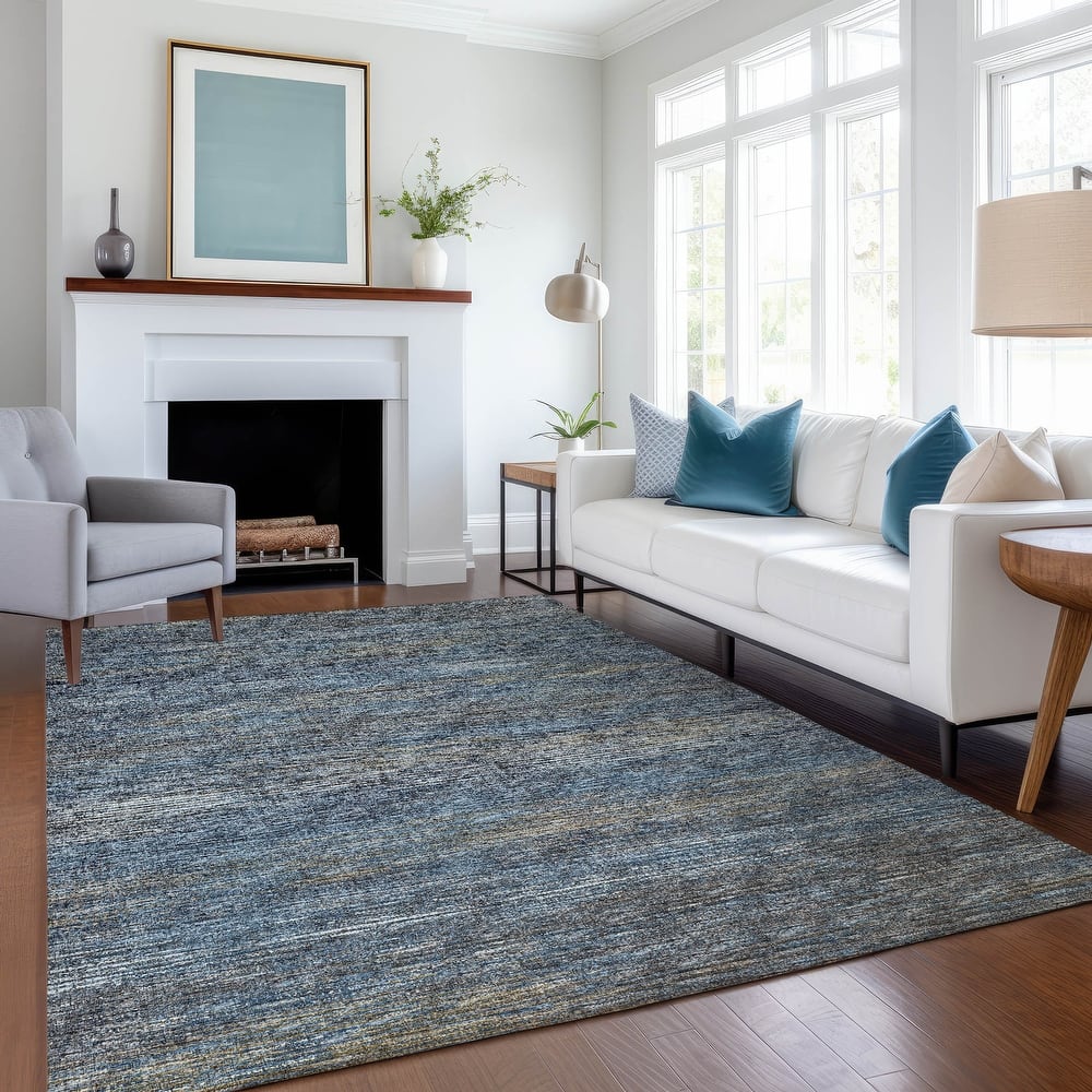 Premium Washable Super Soft Solid Ombre Mayfield Rug