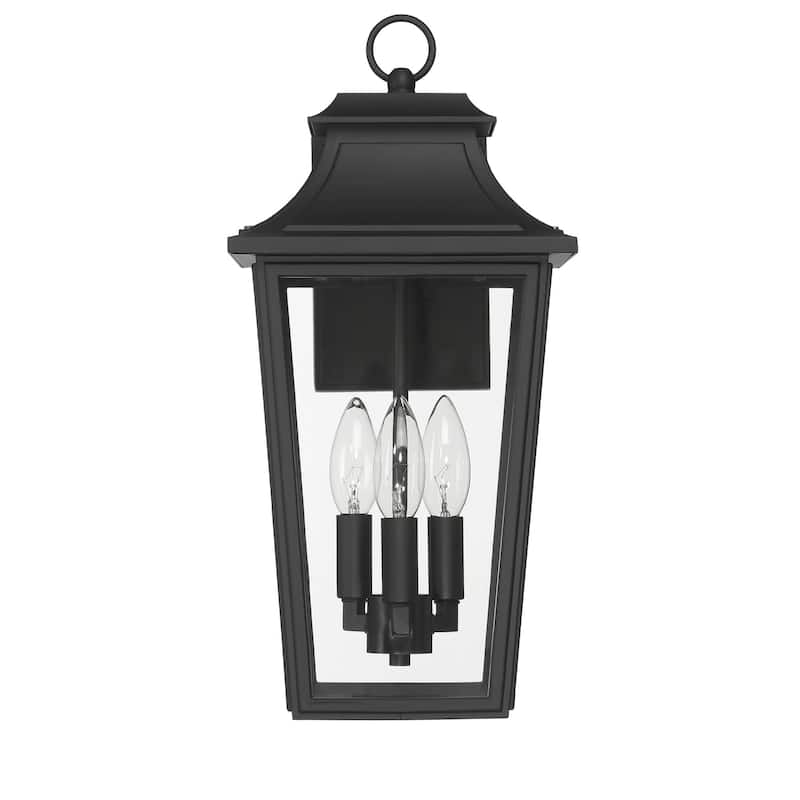 Hunter Spring Cove Outdoor Wall Light - Front Porch, Patio, Garage, Pergola - Traditional, Mission - Resists Corrosion!