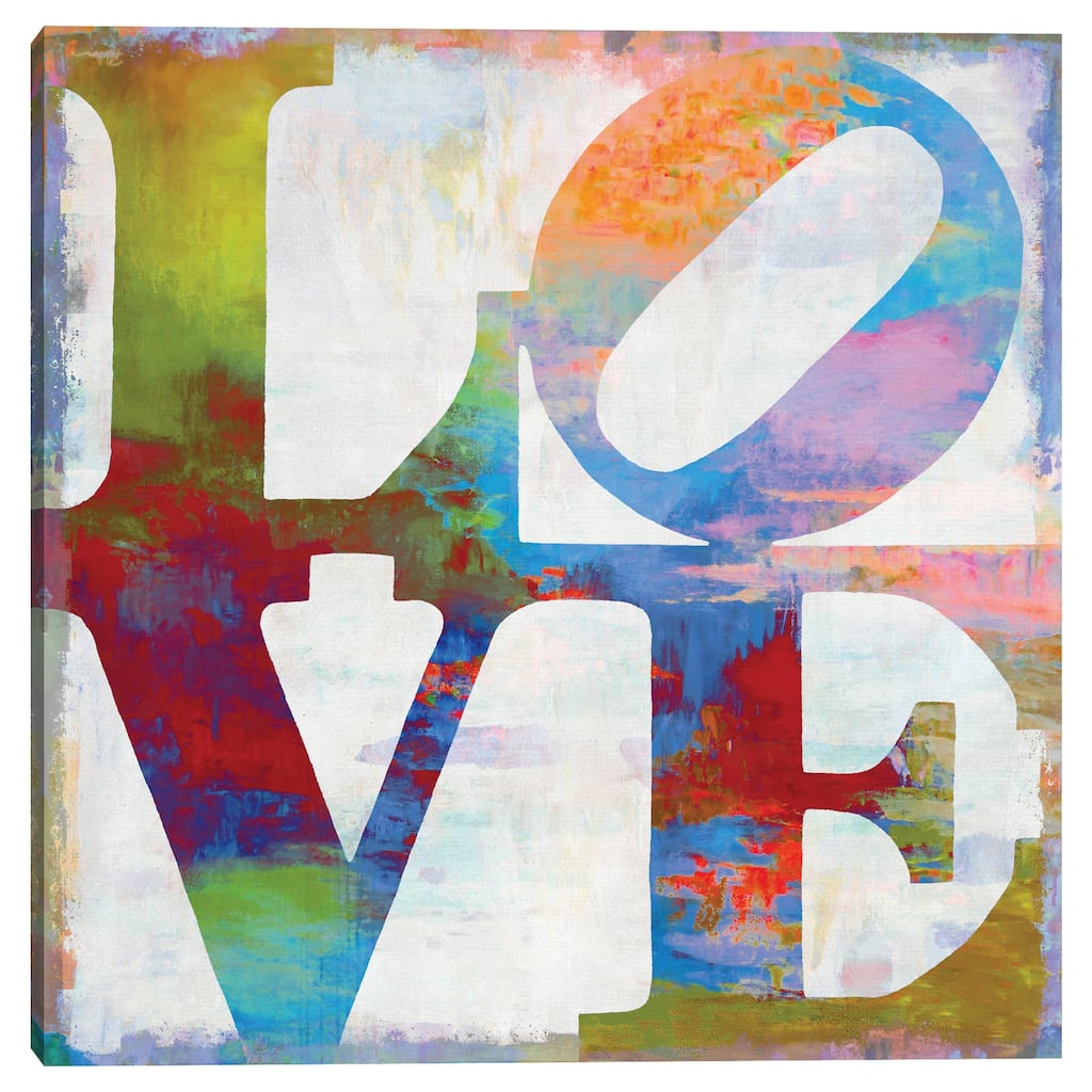 Love in Color by Jamie MacDowell Canvas Art Print