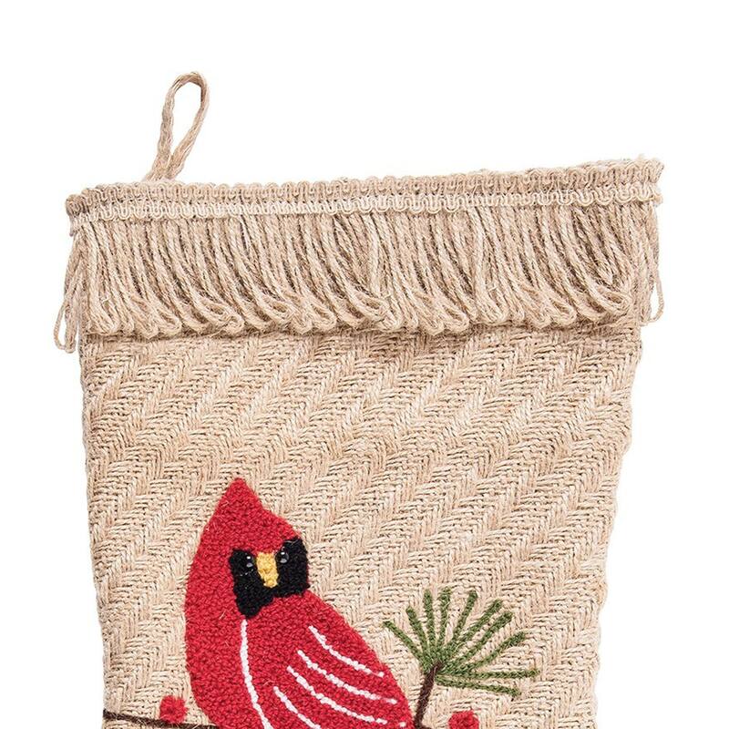 Winter Deer Knit Stocking