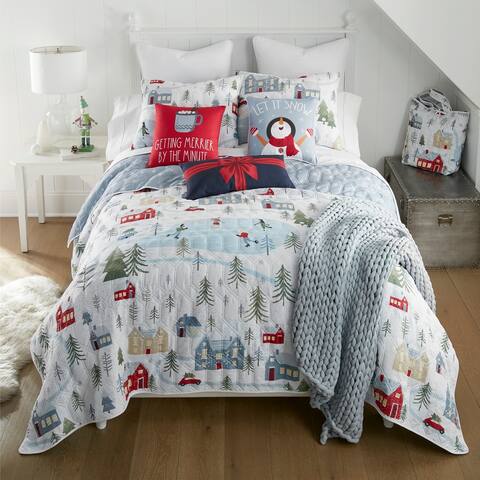 Your Lifestyle Winter Wonderland Polyester Quilt Set