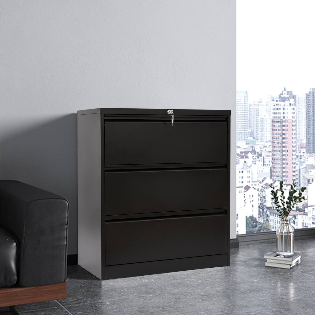 Heavy Duty Drawer Lateral File Cabinet with Lock