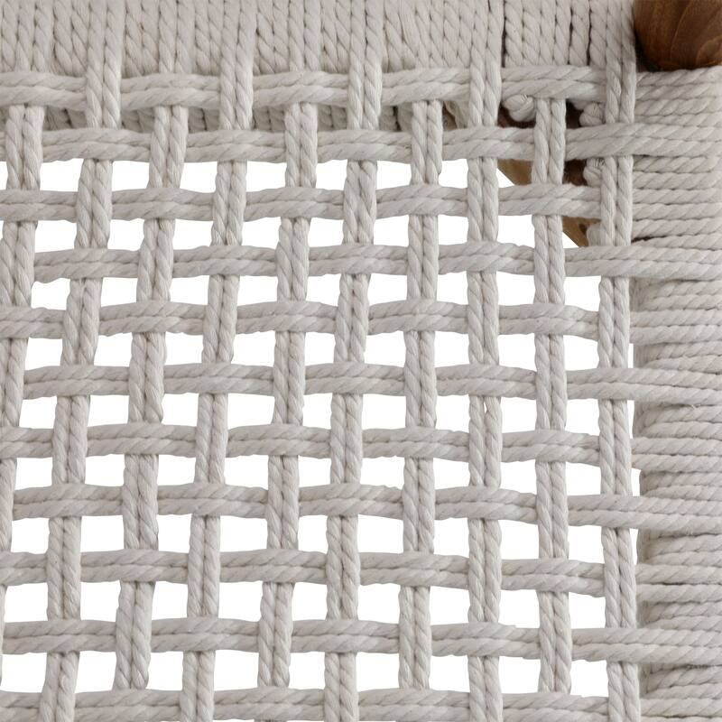 Elkhorn Teak Dining Chair, Natural Cream