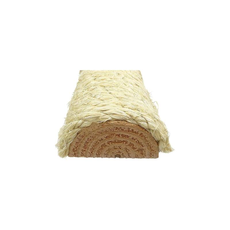 Solid Wood 4-Level Cat Tree with Plush Perches and Sisal Scratching Posts for Multiple Cats