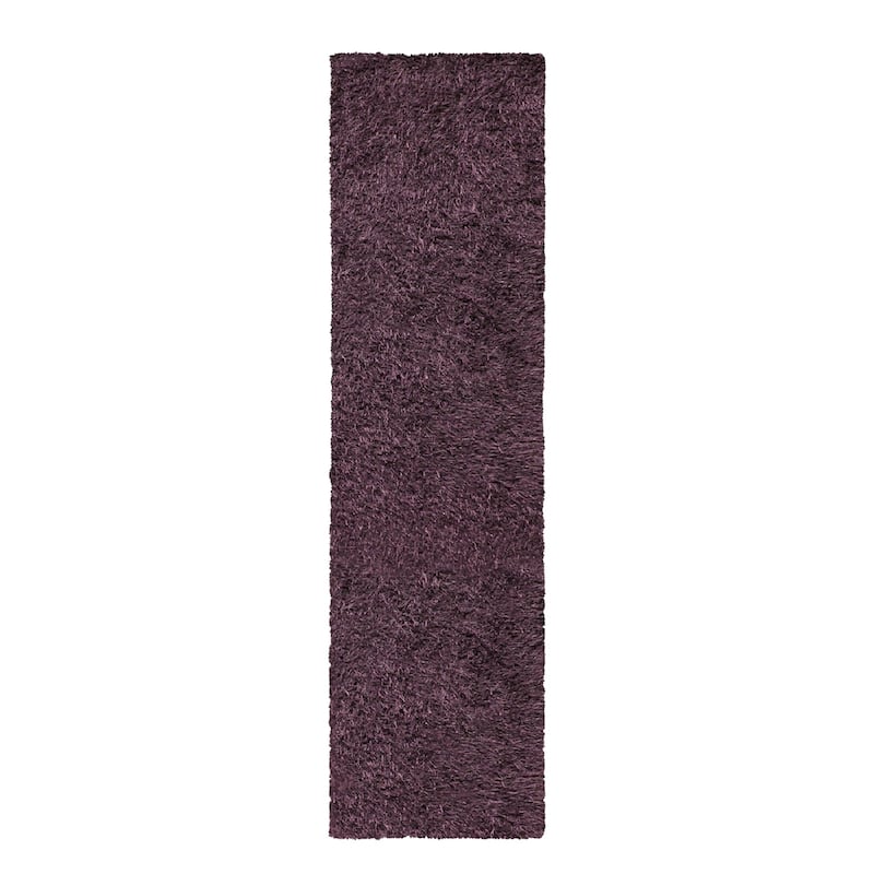 Superior Hand-tufted Plush Solid Shag Indoor Area Rug