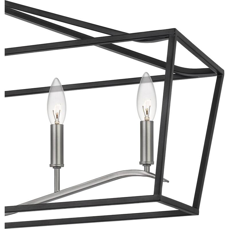 Catalina 6-Light Island Chandelier in Matte Black