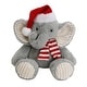 preview thumbnail 1 of 2, Lambs & Ivy Jett Elephant Holiday/Christmas Plush Stuffed Animal Toy
