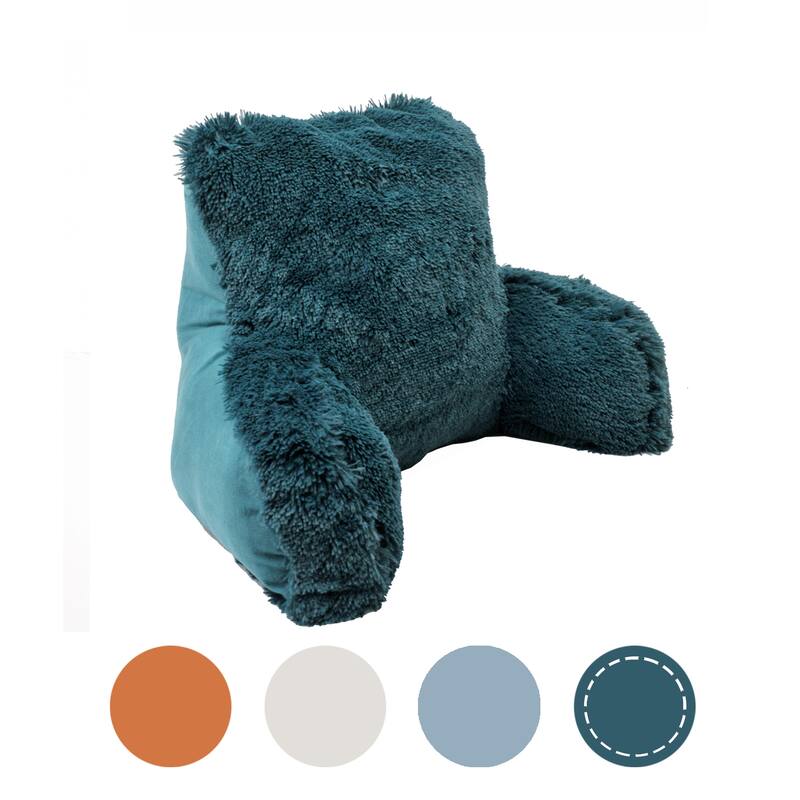 Halsted Shaggy Backrest Pillow