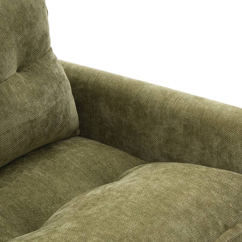 Chenille Swivel Accent ArmChair