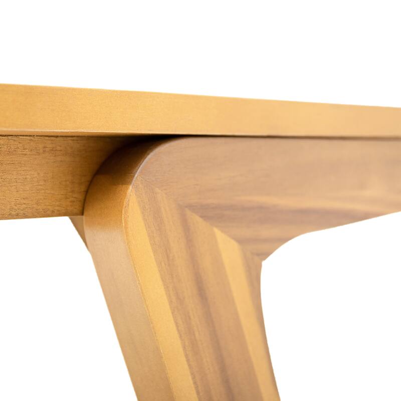 Lumina Outdoor Contemporary Acacia Wood Dining Table by Christopher Knight Home