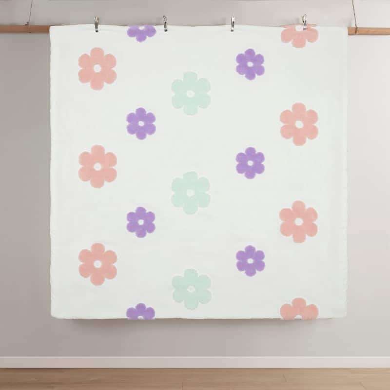 Urban Habitat Kids Madeline Floral Reversible Tufted Chenille Duvet