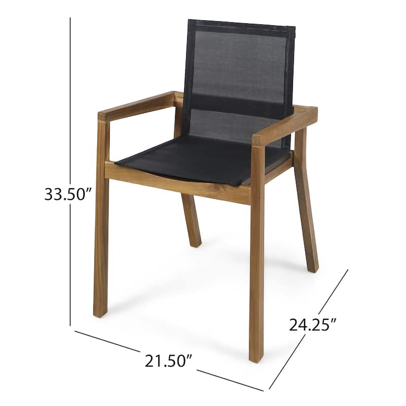 3 Piece Outdoor Belfast Dining Chair for Garden, Backyard, Lawn
