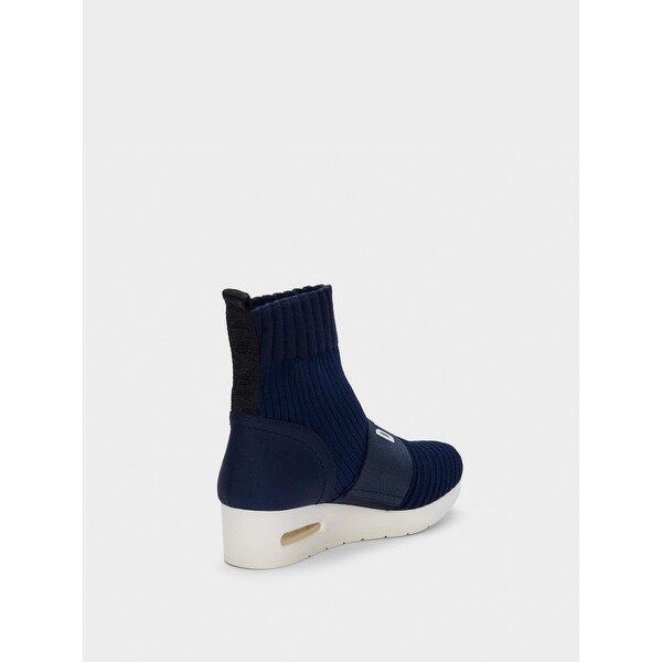 dkny anna slip on wedge sneaker