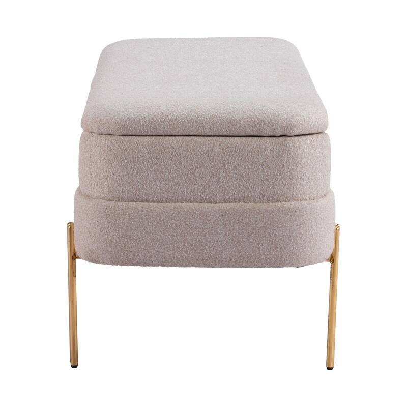 Lebreton Storage Bench Oatmeal Beige - Oatmeal Beige
