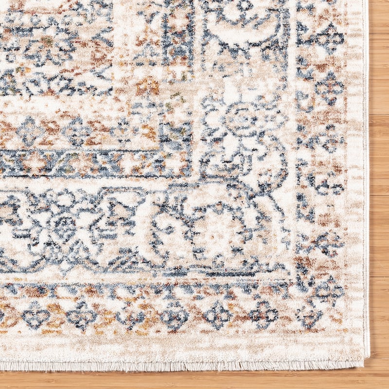 Gertmenian Damita Polypropylene High-Low Fringe Plush Area Rug Collection