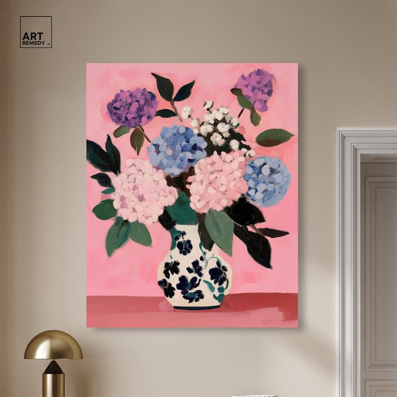 Flower Pot Dream II Canvas by Art Remedy, Gallery Wrapped