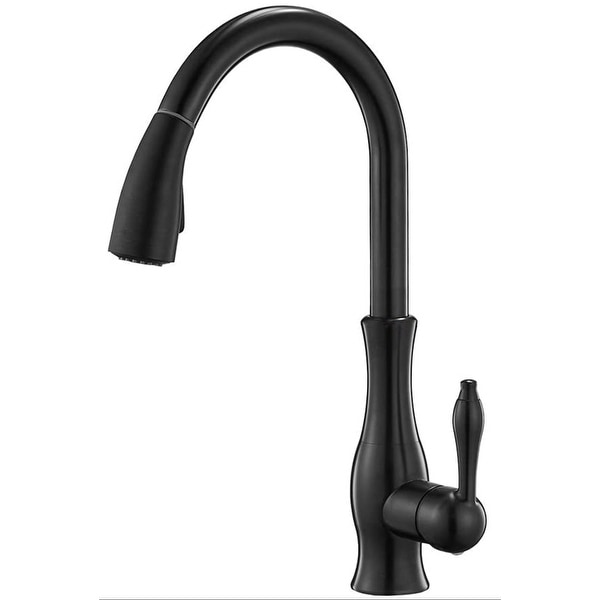 Single Handle Pull-out Kitchen Faucet Matte Black. Opens flyout.