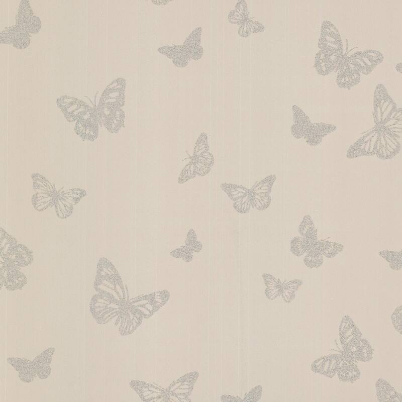 Brewster Butterfly Cafe Geovine Wallpaper - 20.5in x 396in x 0.025in