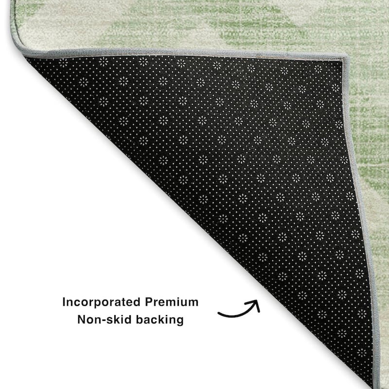 Premium Washable Super Soft Contemporary Geo Mayfield Rug