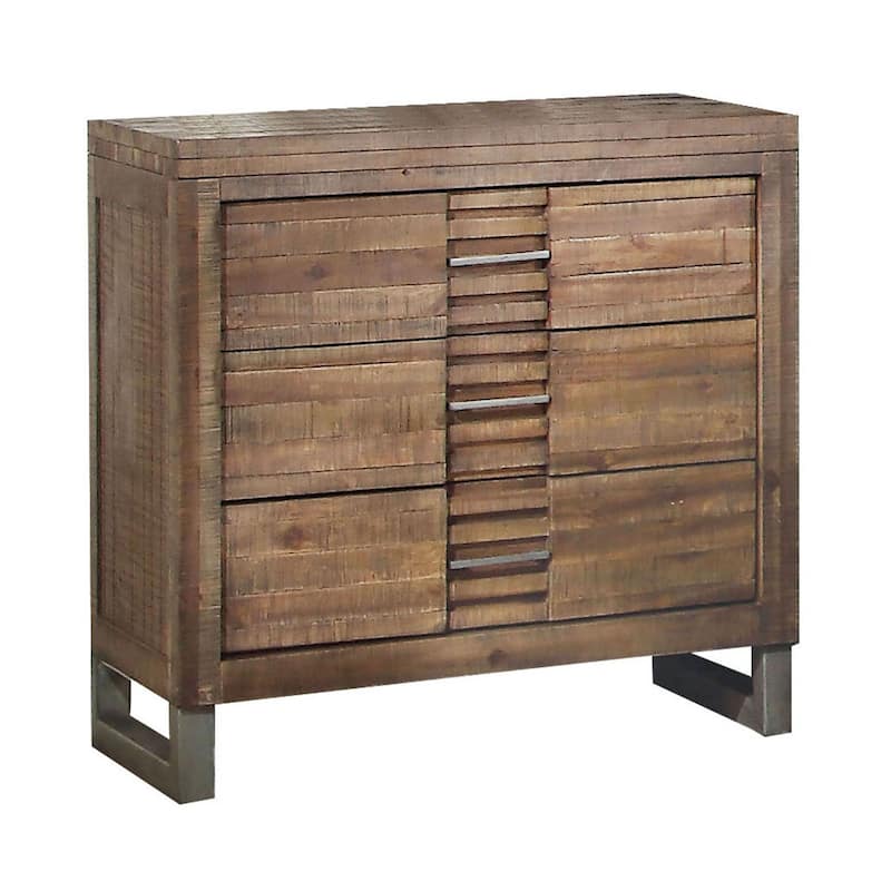 Parker Reclaimed Oak 3-drawer Nightstand