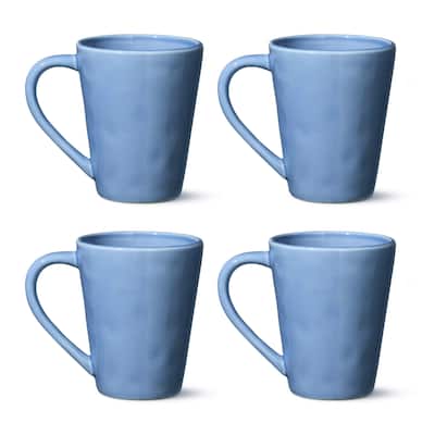 Certified International Cloudy Sky 18 oz. Mugs,Set of 4 - 5.5"W x 4"D x 5"H