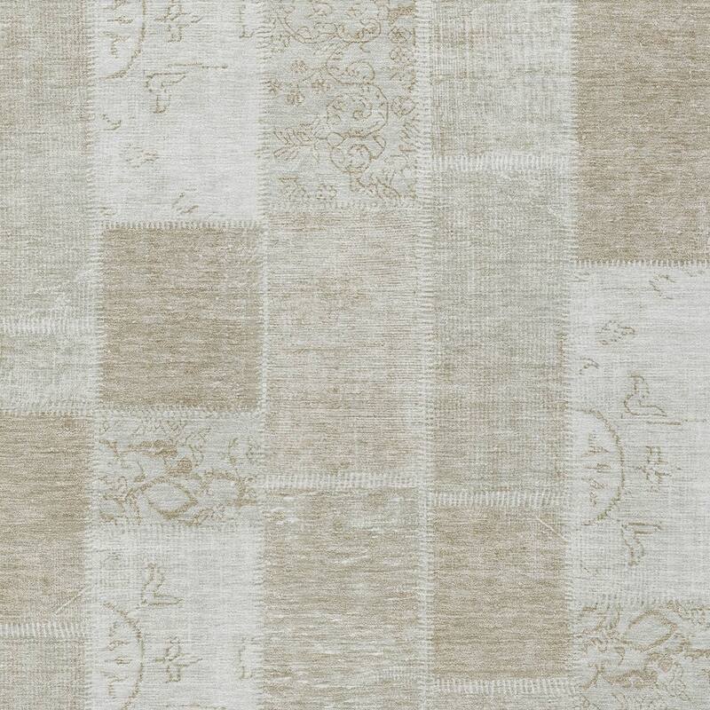 HomeRoots Patchwork Traditional Rectangle Outdoor Rug