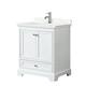 Option White / Giotto Quartz Top / Polished Chrome