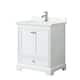 Option White / Giotto Quartz Top / Polished Chrome