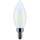 preview thumbnail 1 of 1, 8W B11 LED Candelabra Base Candle-Tip Frost Finish 5000K CCT Frost