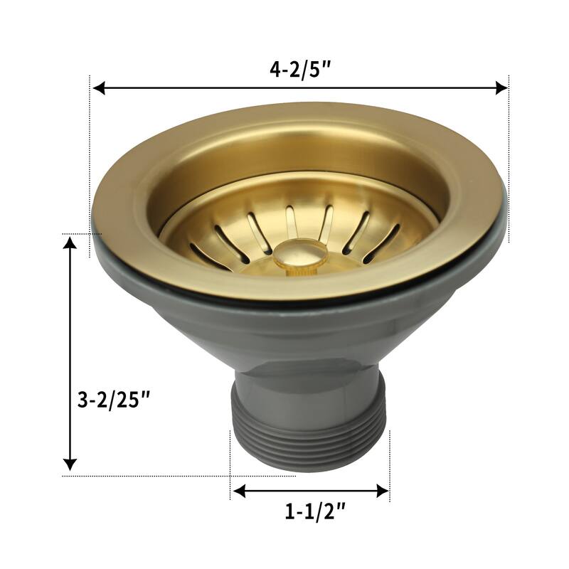 Kitchen Sink Stopper Strainer Drain(1.5" connector)