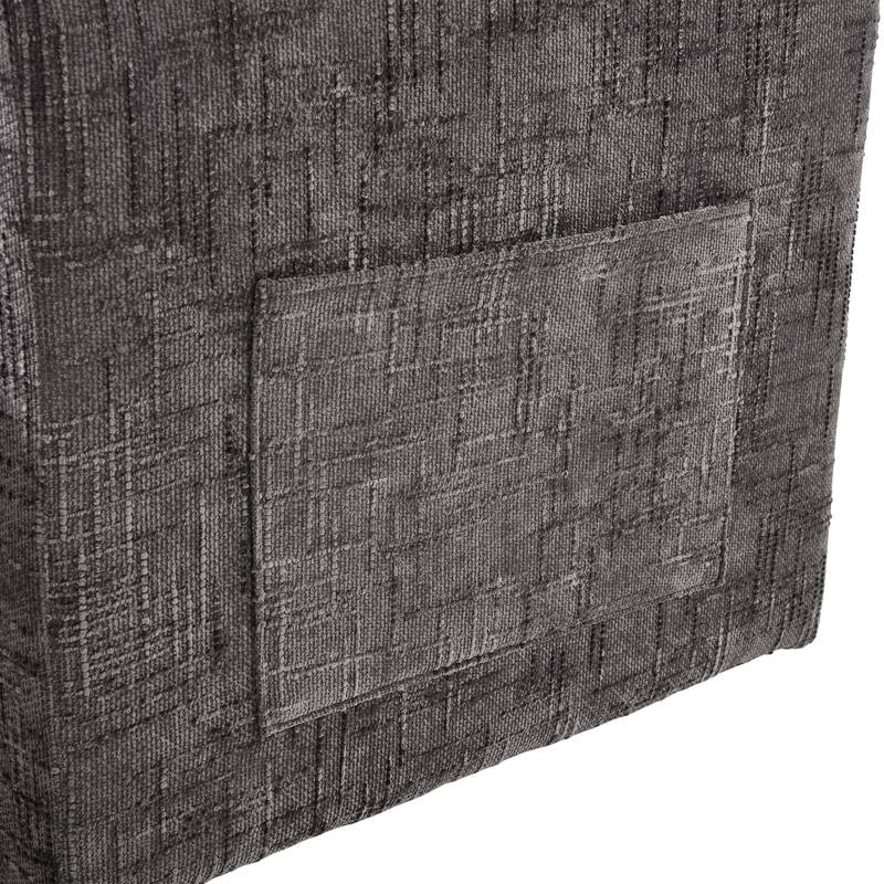Multifunctional Lazy Person Sofa Recliner Can Be Stored Storage Backrest With Cell Phone Bracket Chenille Single Leisure Chair