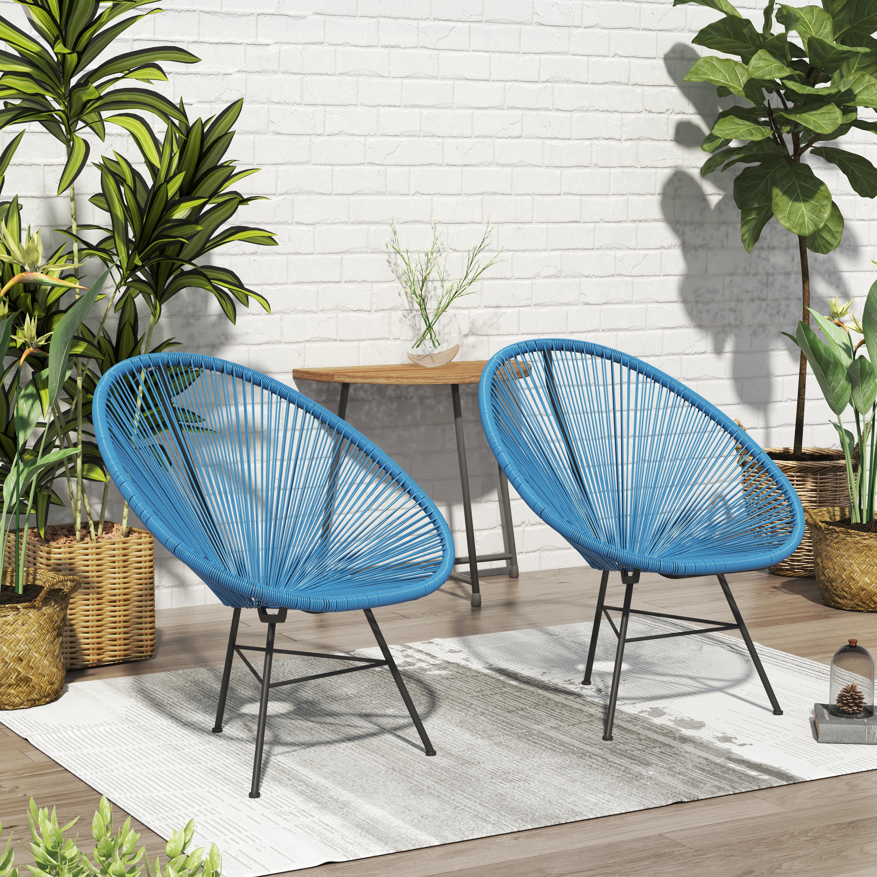 Modern wicker best sale patio set