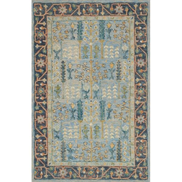Alexander Home Madeline Wool Hand Hooked Terrace Traditional Madeline Wool Hand Hooked Terrace