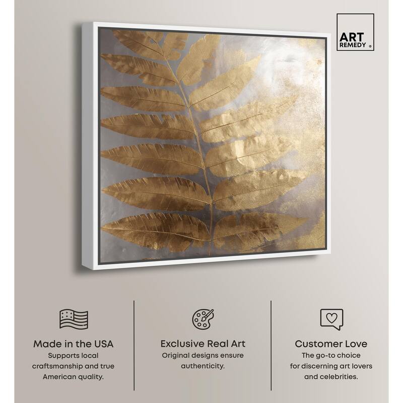 Golden Canopy (II) Canvas by Art Remedy