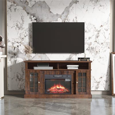 TV stand with storage cabinet