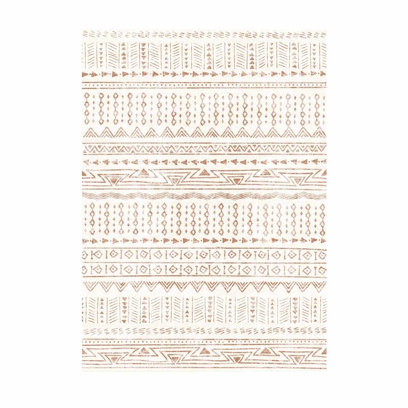 Large Area Rug Floor Mat Modern - 6' x 7'