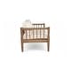preview thumbnail 26 of 36, Christopher Knight Home Darla 4 Piece Outdoor Sleek Acacia Wood Seating Set with Water-Resistant Cushion