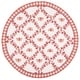 preview thumbnail 94 of 98, SAFAVIEH Handmade Chelsea Aubree French Country Trellis Wool Rug 5'6" Round - Ivory/Rose - Round